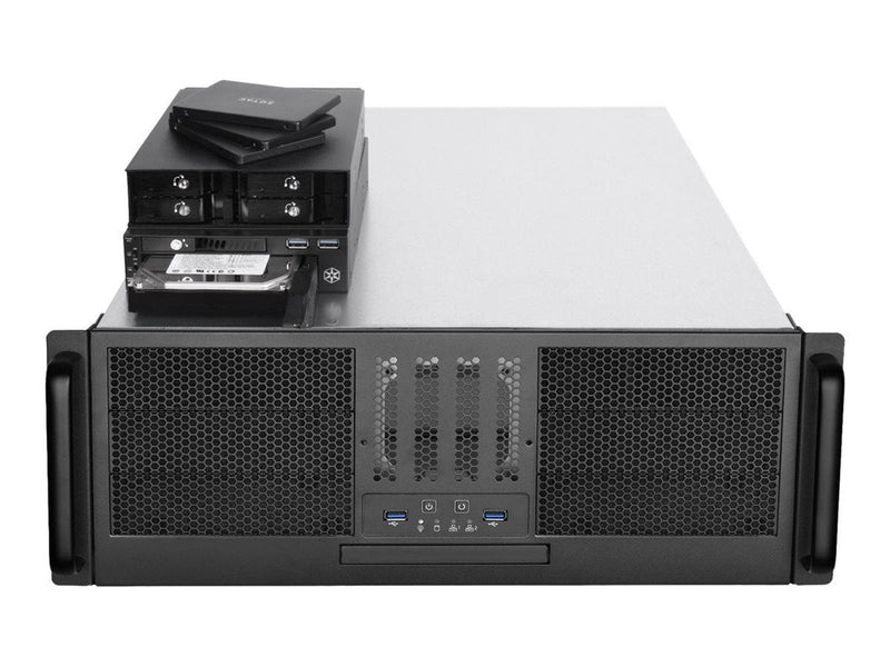 SilverStone RM41-506 - Gehäuse - Server (Rack) - Silber