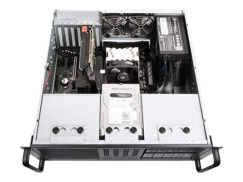 SilverStone RM41-506 - Gehäuse - Server (Rack) - Silber