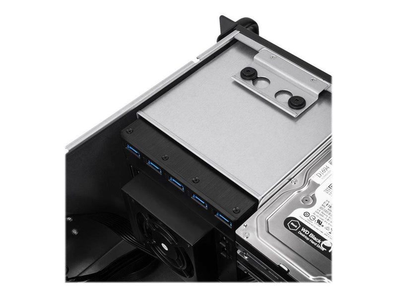 SilverStone RM41-506 - Gehäuse - Server (Rack) - Silber