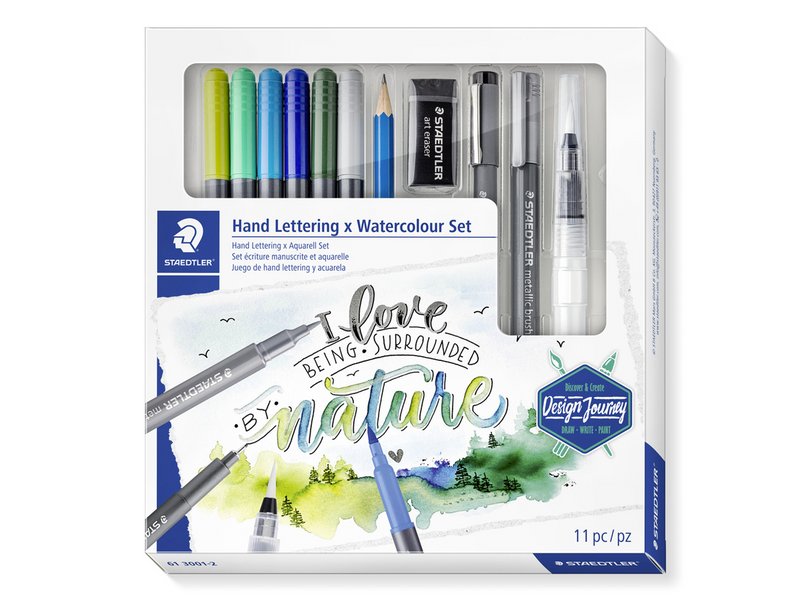 Staedtler Hand Lettering x Watercolour Set 100% PE