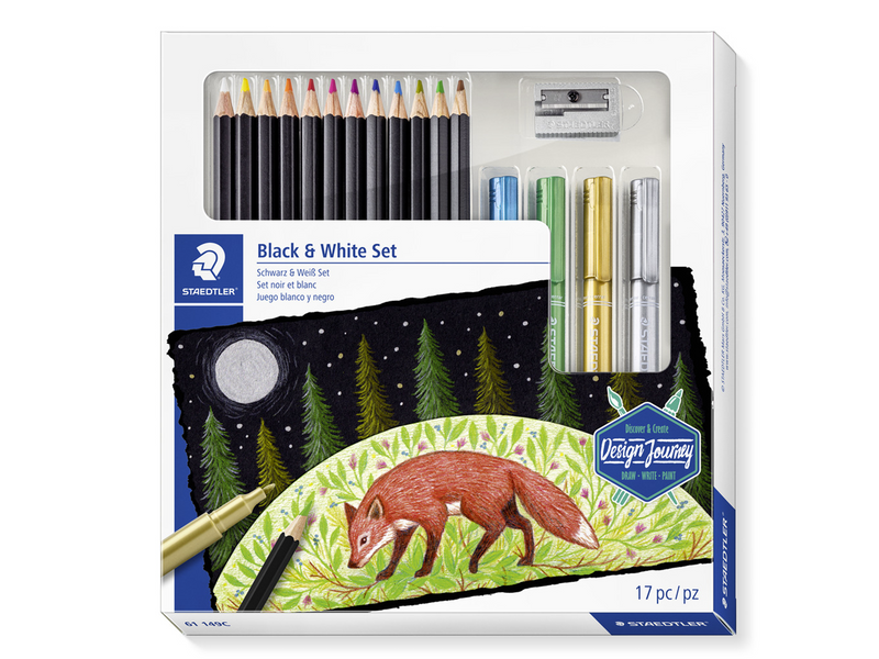 Staedtler Mixed Black & White Set   100% PEFC