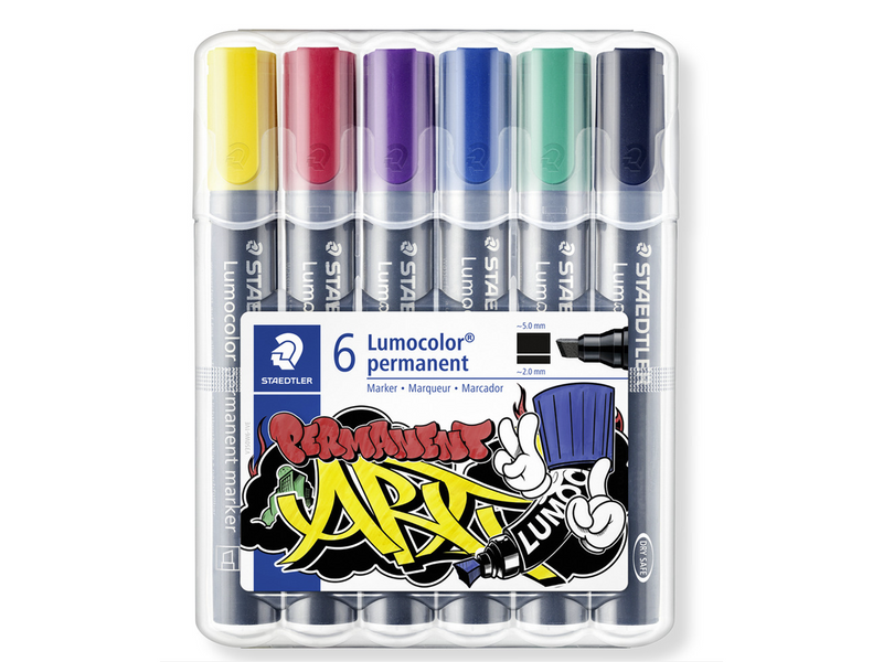 Staedtler Marker Lumocolor permanent 6pcs.box