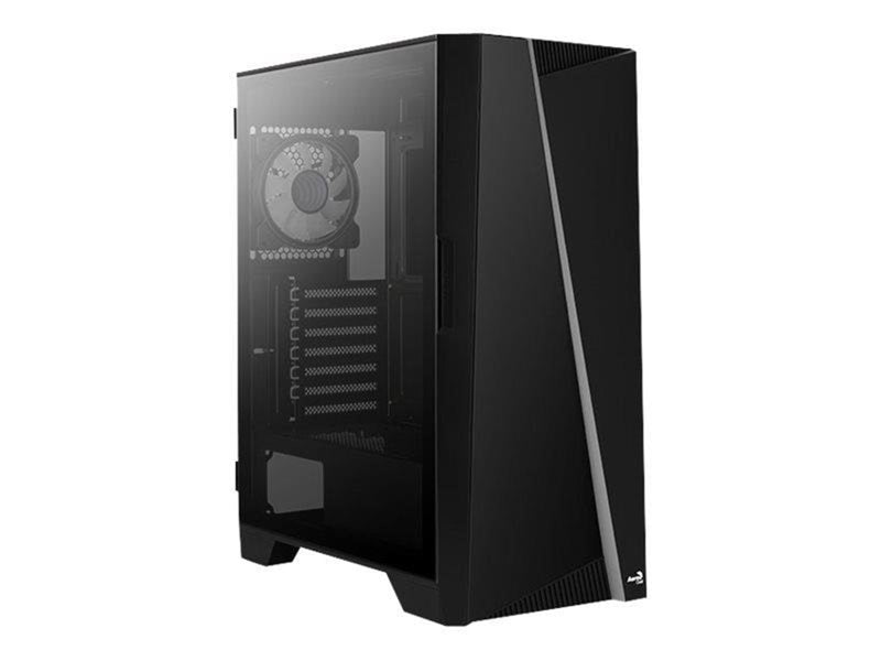 AeroCool Mirage-G-BK-v1 - MDT - ATX - Gehäuse - Tower - Schwarz