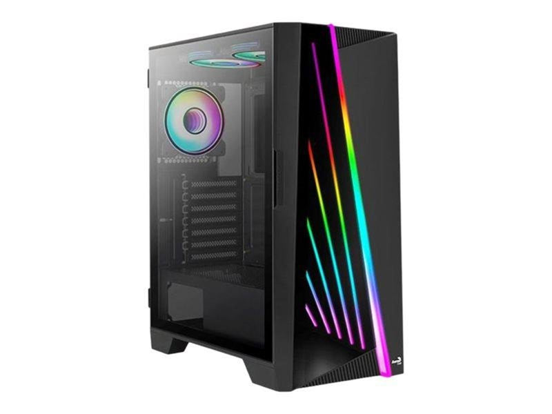 AeroCool Mirage-G-BK-v1 - MDT - ATX - Gehäuse - Tower - Schwarz