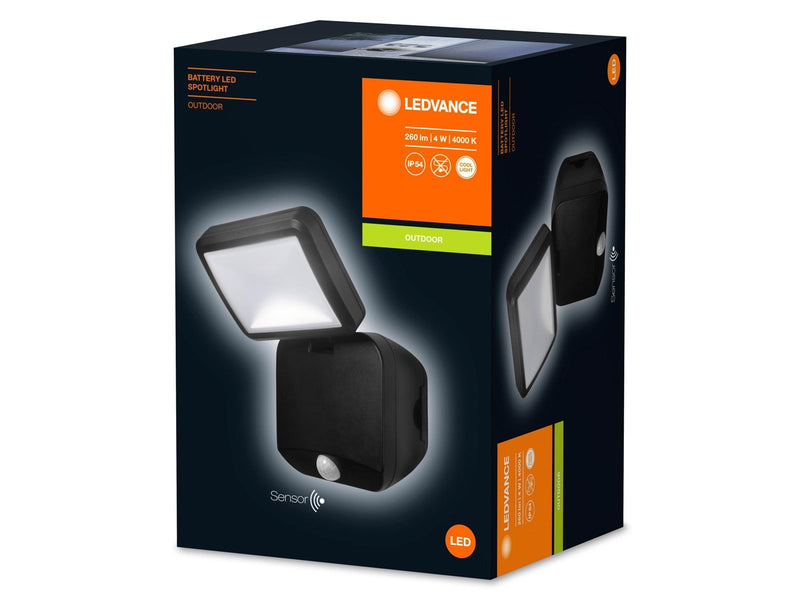 LEDVANCE Battery LED Spotlight Single black