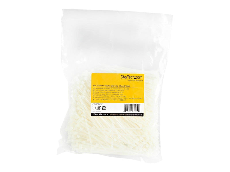 StarTech.com Cable Ties 2mm 1000 pcs.