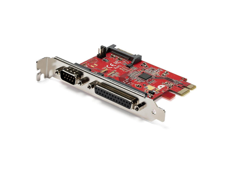 StarTech.com PEX1S1P950 PCIe Card with Serial and Parallel Port - PCI Express Combo Adapter Card with 1x DB25 Parallel Port & 1x