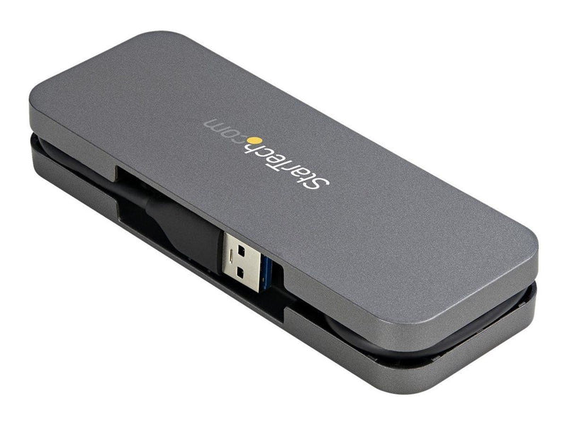 StarTech.com 4 Port USB 3.0 Hub 4x USB-A 5Gbps Laptop/Desktop USB Type-A Hub USB Bus Powered 11" Long Cable with Cable Managemen