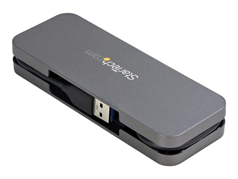 StarTech.com 4 Port USB 3.0 Hub 4x USB-A 5Gbps Laptop/Desktop USB Type-A Hub USB Bus Powered 11" Long Cable with Cable Managemen