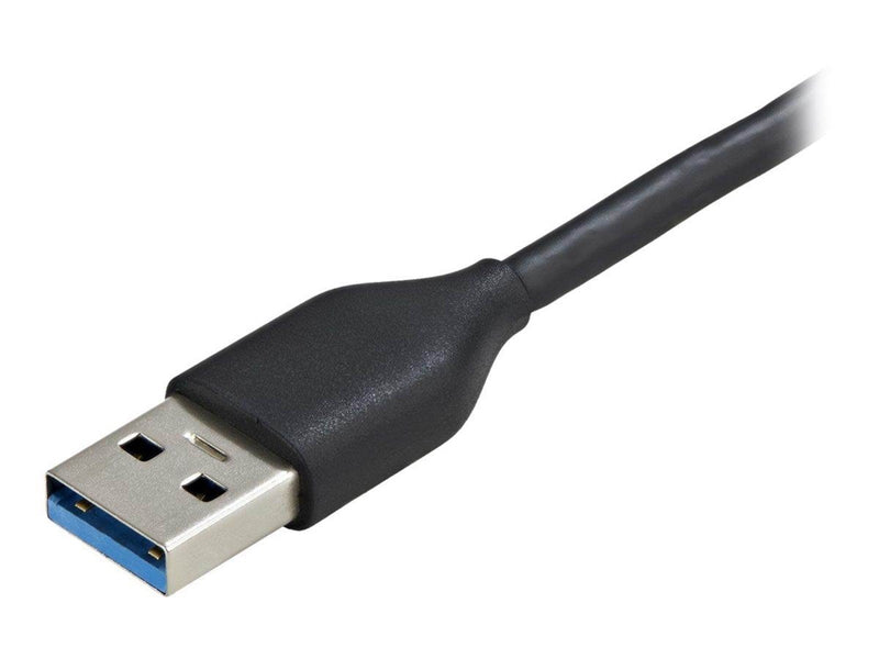 StarTech.com 4 Port USB 3.0 Hub 4x USB-A 5Gbps Laptop/Desktop USB Type-A Hub USB Bus Powered 11" Long Cable with Cable Managemen
