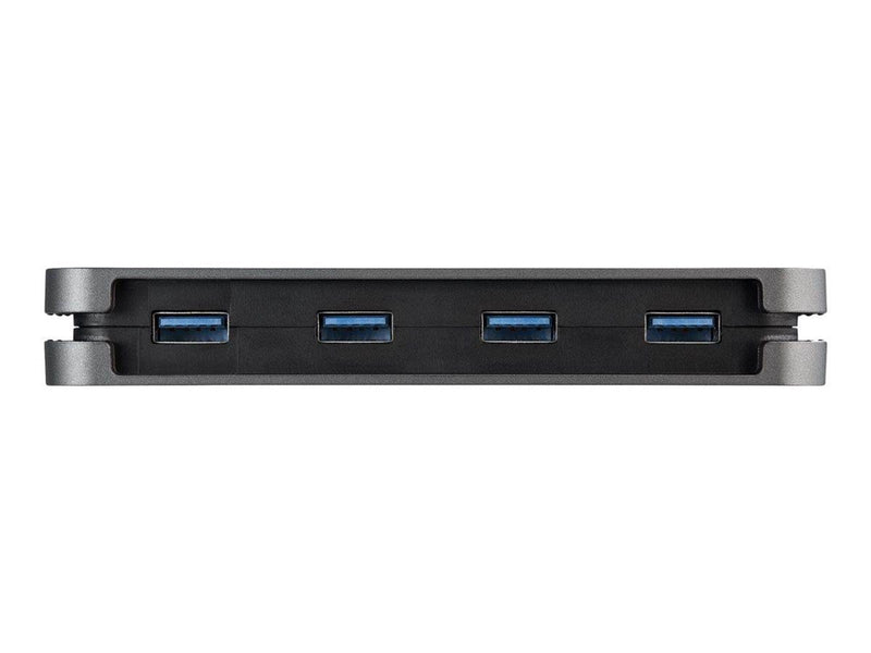 StarTech.com 4 Port USB 3.0 Hub 4x USB-A 5Gbps Laptop/Desktop USB Type-A Hub USB Bus Powered 11" Long Cable with Cable Managemen