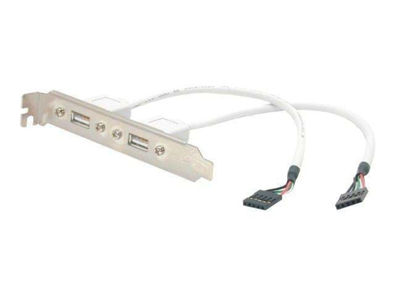 StarTech.com 2 Port USB A Female Low Pro