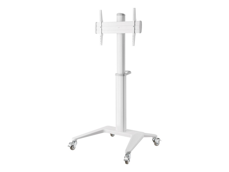 Deltaco Office Display Cart White 70 kg 70"