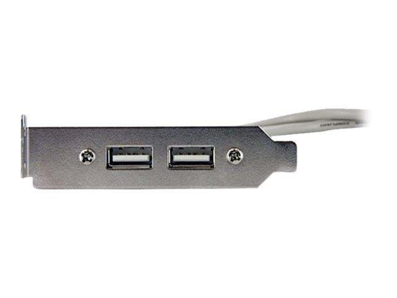 StarTech.com 2 Port USB A Female Low Pro