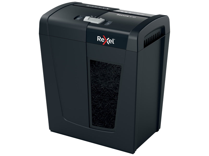 Rexel Secure X10 Aktenvernichter, Partikelschnitt, P4, 10 Blatt
