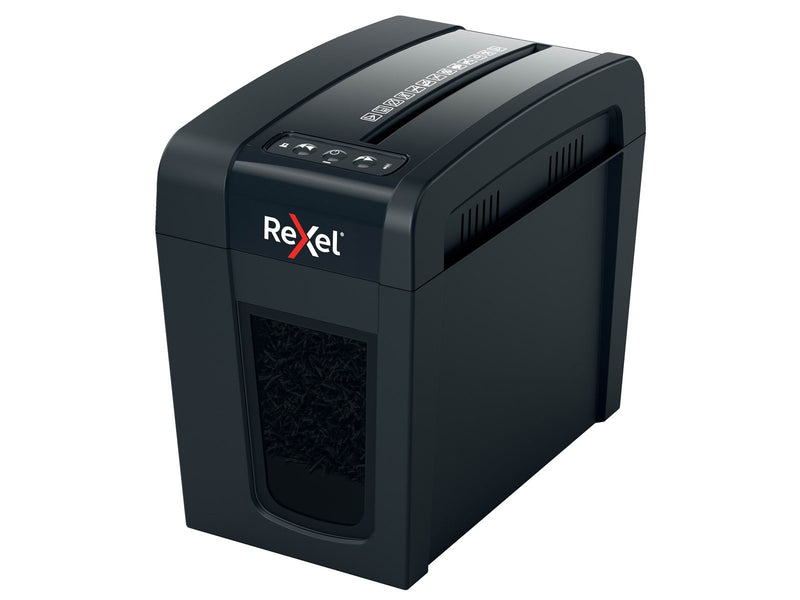 Rexel Secure X6-SL Slimline Whisper-Shred™ Aktenvernichter, Partikelschnitt, P4, 6 Blatt