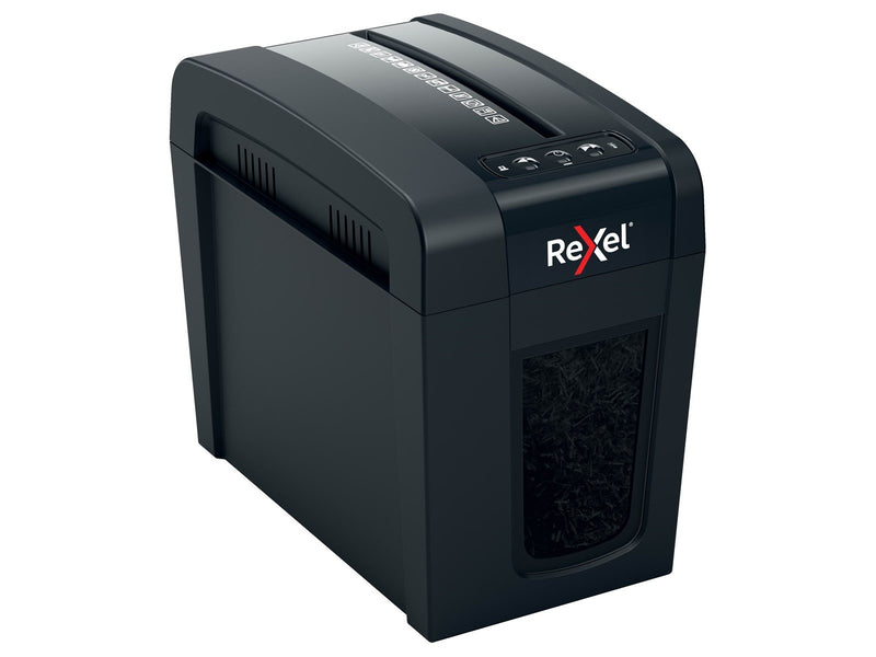 Rexel Secure X6-SL Slimline Whisper-Shred™ Aktenvernichter, Partikelschnitt, P4, 6 Blatt