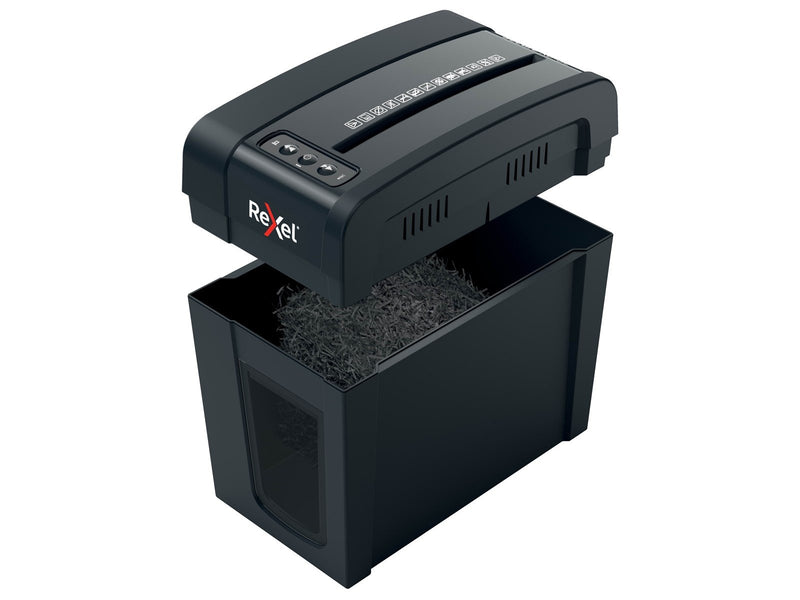 Rexel Secure X6-SL Slimline Whisper-Shred™ Aktenvernichter, Partikelschnitt, P4, 6 Blatt