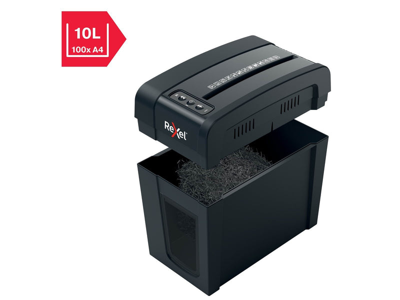 Rexel Secure X6-SL Slimline Whisper-Shred™ Aktenvernichter, Partikelschnitt, P4, 6 Blatt