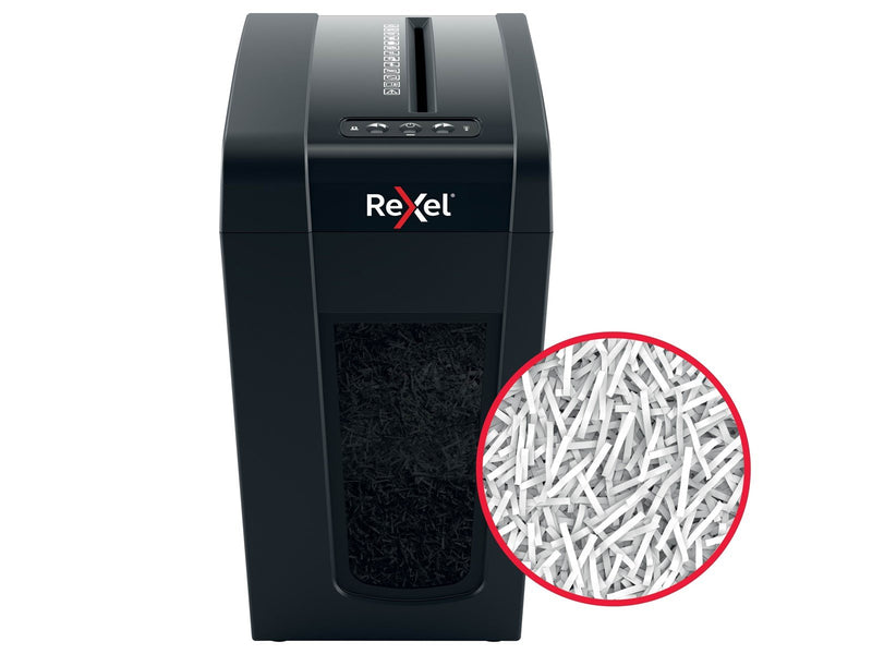 Rexel Secure X10-SL Slimline Whisper-Shred™ Aktenvernichter, Partikelschnitt, P4, 10 Blatt