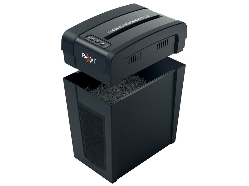 Rexel Secure X10-SL Slimline Whisper-Shred™ Aktenvernichter, Partikelschnitt, P4, 10 Blatt