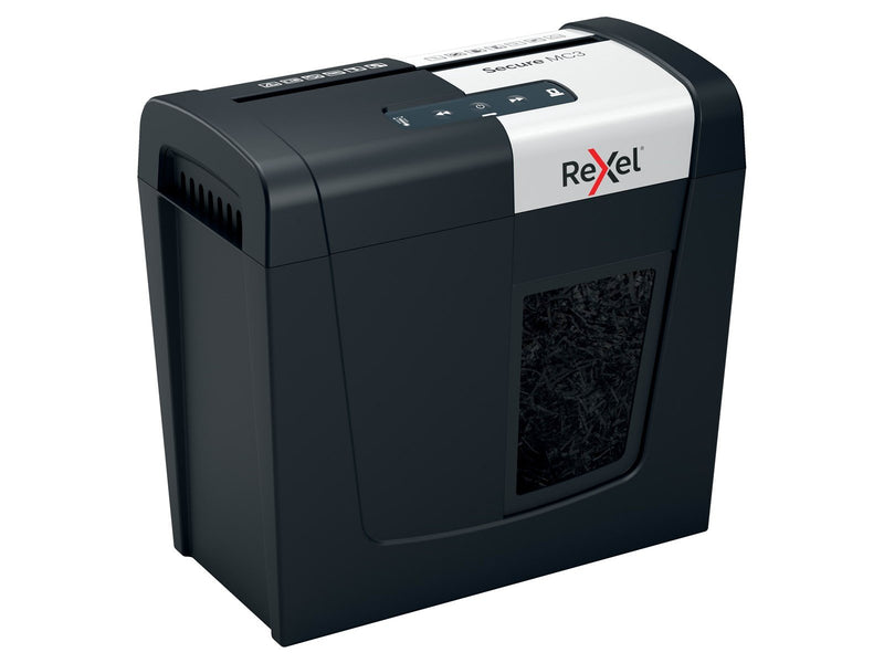 Rexel Secure MC3 Whisper-Shred™ Aktenvernichter, Mikroschnitt, P5, 3 Blatt