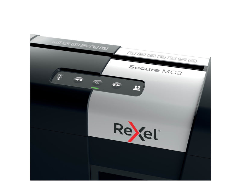 Rexel Secure MC3 Whisper-Shred™ Aktenvernichter, Mikroschnitt, P5, 3 Blatt