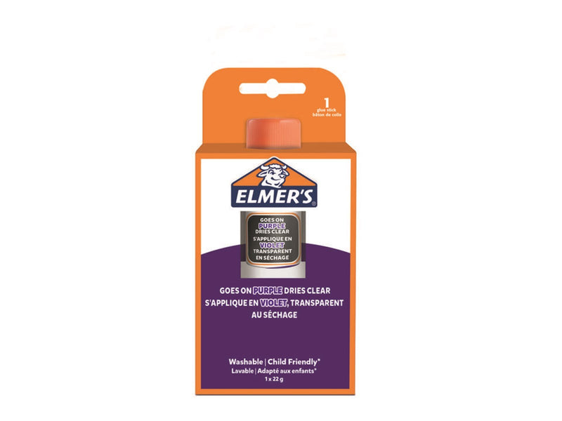 Elmer's lila Klebestift | trocknet klar | 22 g | 1 Stück