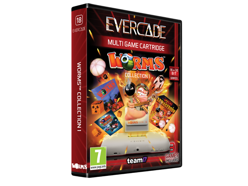 Worms Collection 1 - Evercade - PEGI 7