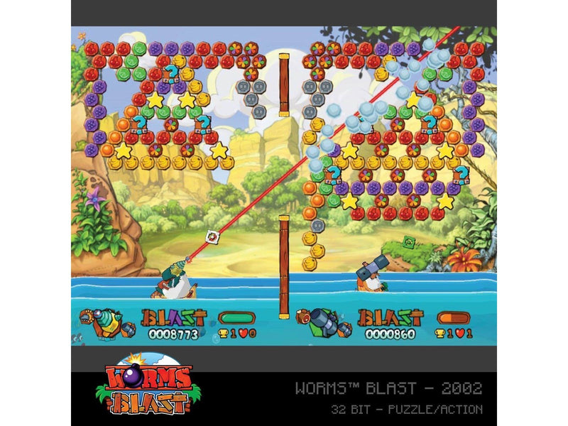 Worms Collection 1 - Evercade - PEGI 7