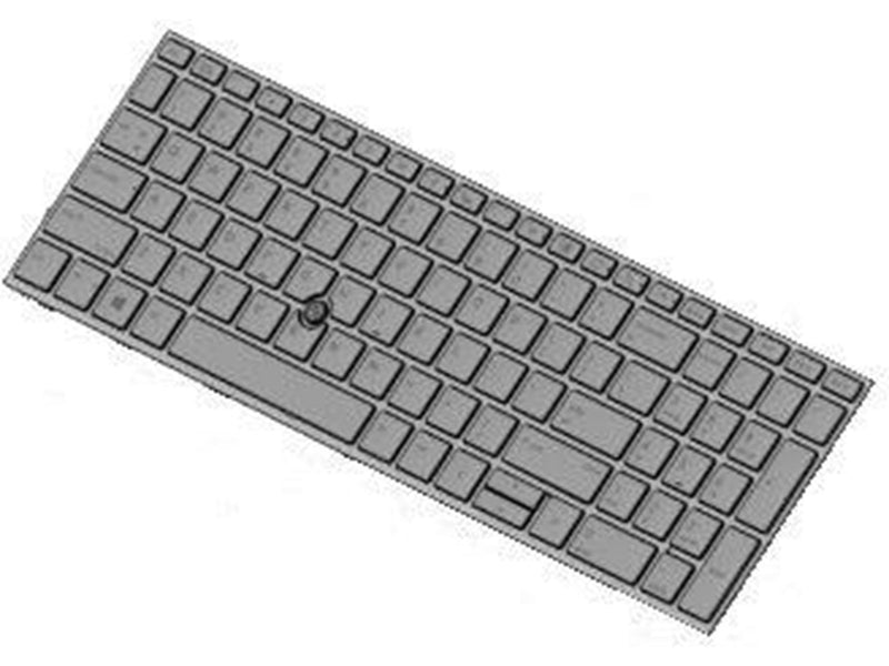 HP Zbook 15/17 G5/G6 Keyb BL (BE) - Portable Keyboard - Ersatz