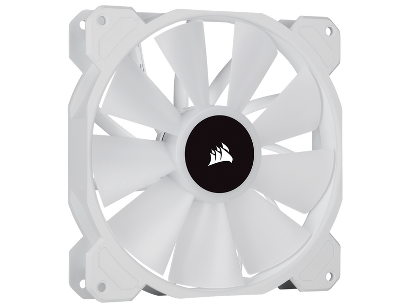 Corsair iCUE SP140 RGB Elite Performance White - Kit with iCUE Lighting Node CORE - Gehäuselüfter - 140mm - Weiß mit RGB-Beleuch