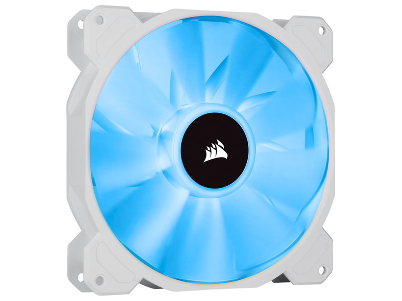 Corsair iCUE SP140 RGB Elite Performance White - Kit with iCUE Lighting Node CORE - Gehäuselüfter - 140mm - Weiß mit RGB-Beleuch