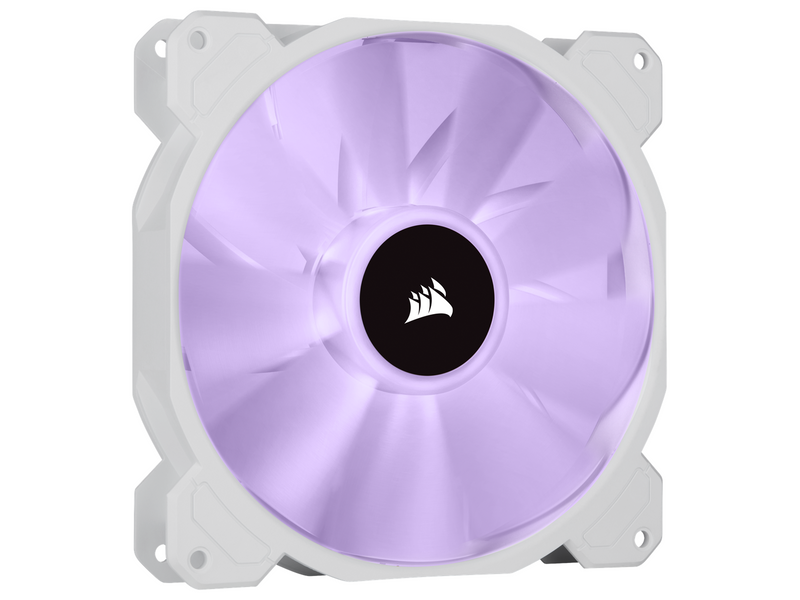 Corsair iCUE SP140 RGB Elite Performance White - Kit with iCUE Lighting Node CORE - Gehäuselüfter - 140mm - Weiß mit RGB-Beleuch