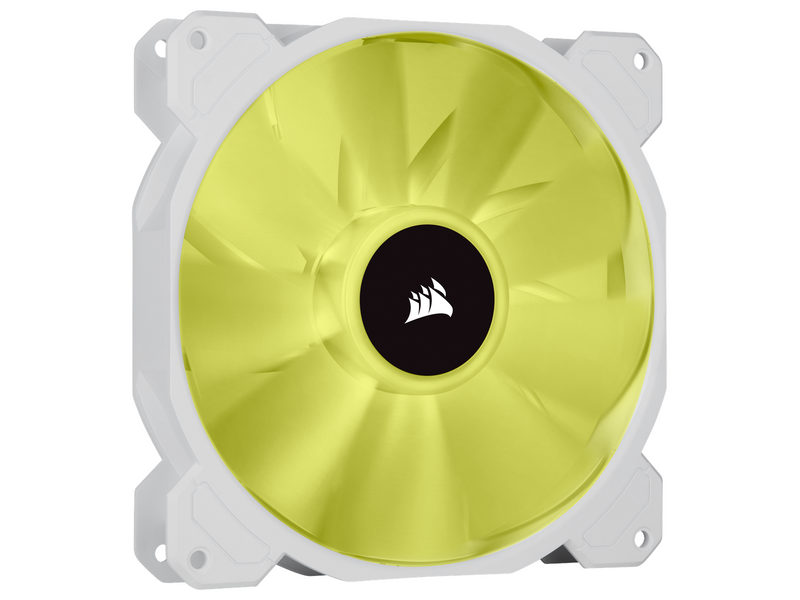 Corsair iCUE SP140 RGB Elite Performance White - Kit with iCUE Lighting Node CORE - Gehäuselüfter - 140mm - Weiß mit RGB-Beleuch