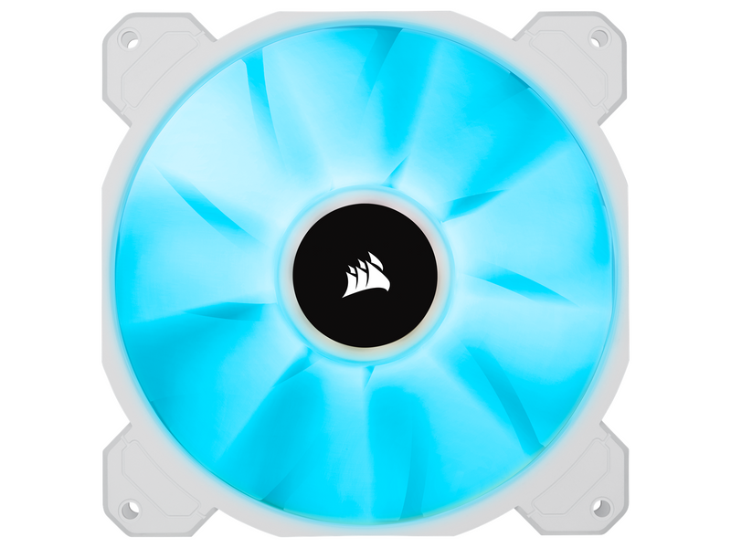 Corsair iCUE SP140 RGB Elite Performance White - Kit with iCUE Lighting Node CORE - Gehäuselüfter - 140mm - Weiß mit RGB-Beleuch