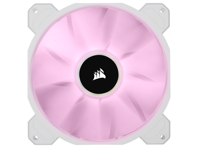 Corsair iCUE SP140 RGB Elite Performance White - Kit with iCUE Lighting Node CORE - Gehäuselüfter - 140mm - Weiß mit RGB-Beleuch