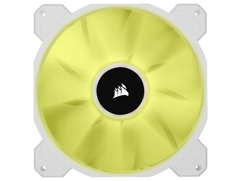 Corsair iCUE SP140 RGB Elite Performance White - Kit with iCUE Lighting Node CORE - Gehäuselüfter - 140mm - Weiß mit RGB-Beleuch