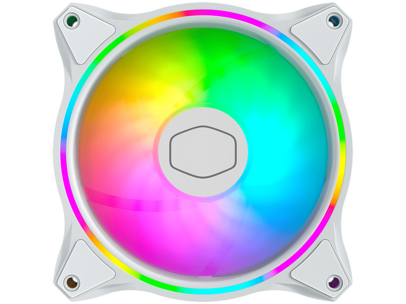 Cooler Master MasterFan MF120 HALO White 3in1 - Gehäuselüfter - 120mm - Weiß - 30 dBA
