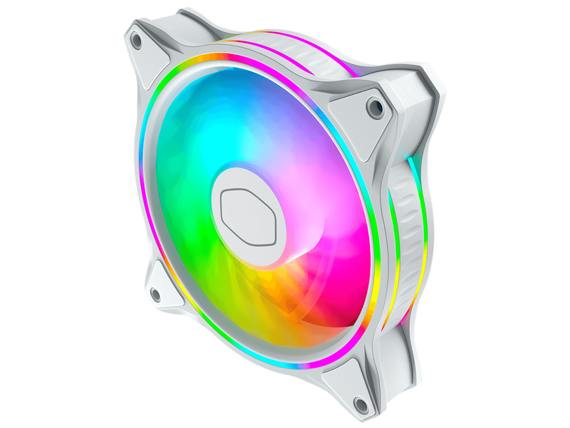 Cooler Master MasterFan MF120 HALO White 3in1 - Gehäuselüfter - 120mm - Weiß - 30 dBA