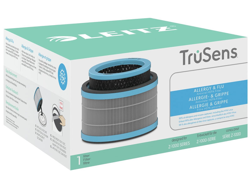 Leitz Allergie & Grippe Antivirale 3-in-1 HEPA Filtertrommel für  TruSens Z-1000 Kleiner Luftreiniger