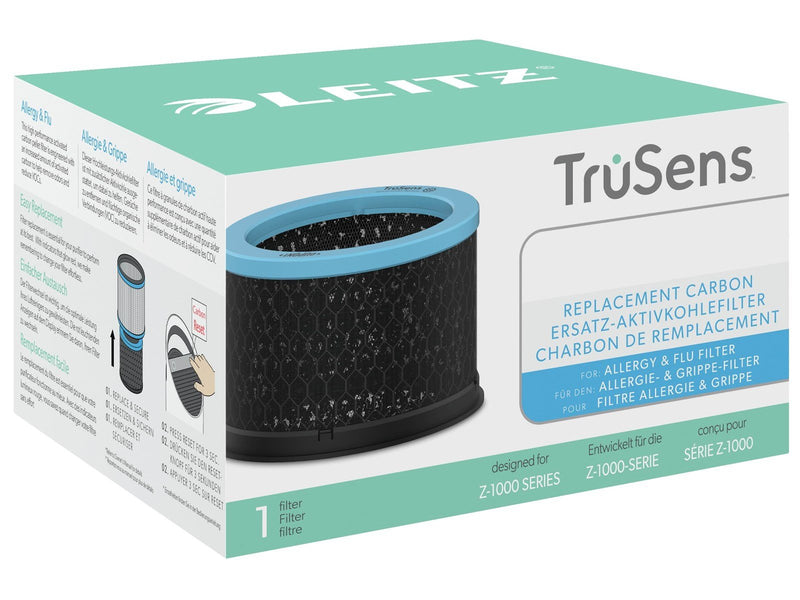 Leitz Ersatz-Aktivkohlefilter für  TruSens Z-1000 Kleine Allergie & Grippe Filtertrommel, 1 Stück