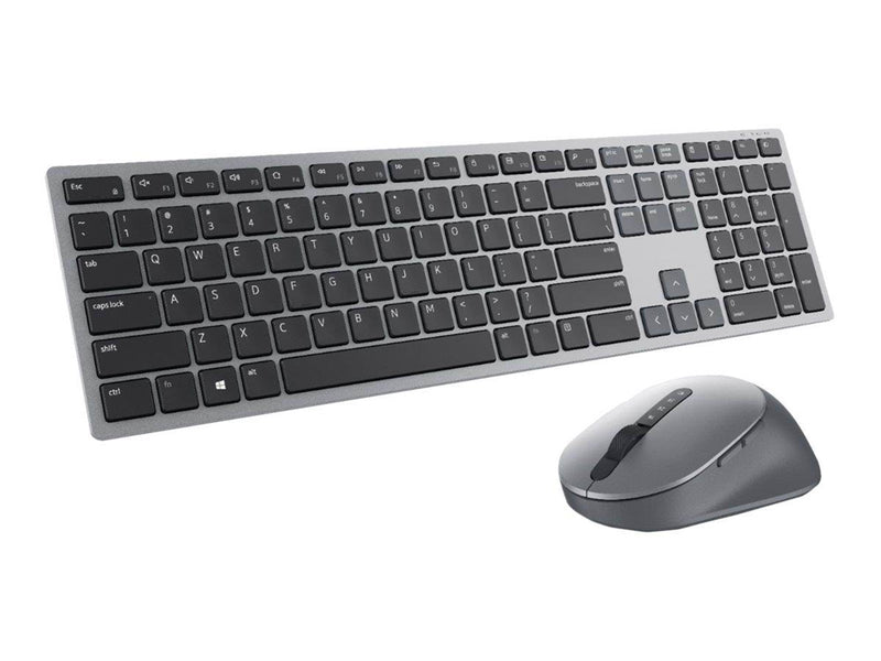 Dell Premier Wireless KM7321W - Tastatur & Maus Set - US International - Grau