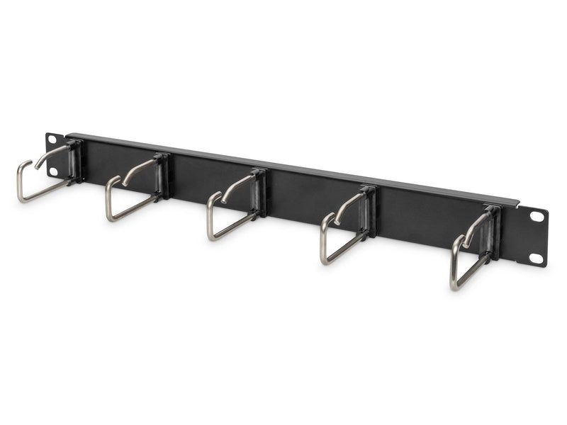 DIGITUS DN-97667 Cable Management Panel Steel Rings 482.6 mm (19") Cabinets 1U