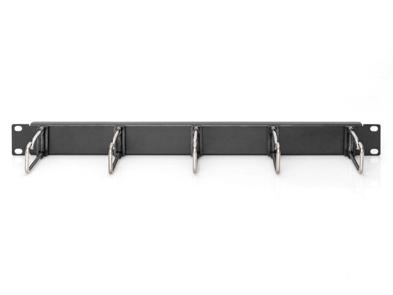 DIGITUS DN-97667 Cable Management Panel Steel Rings 482.6 mm (19") Cabinets 1U
