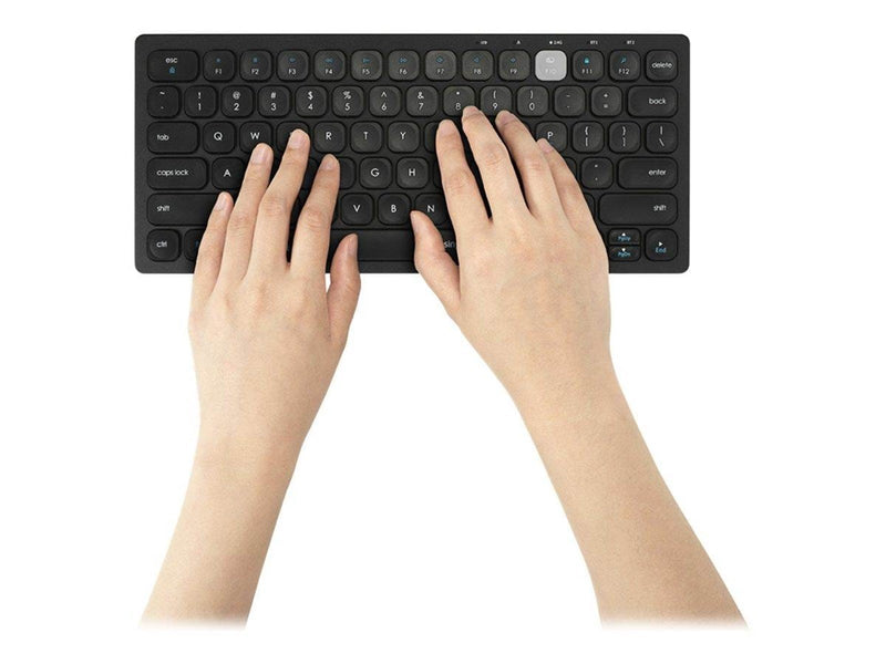 Kensington Multi-Device Dual Wireless Compact Keyboard - Tastaturen - Deutsch - Schwarz