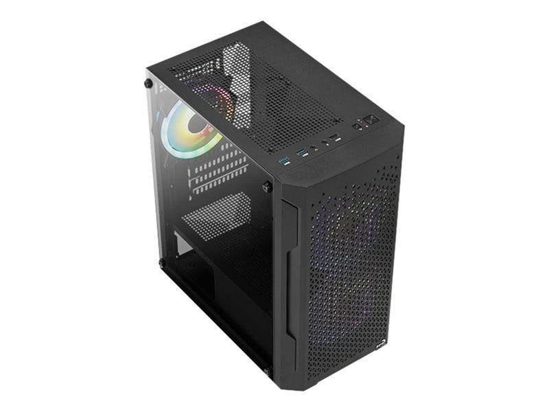 AeroCool - micro ATX - Gehäuse - Tower - Schwarz