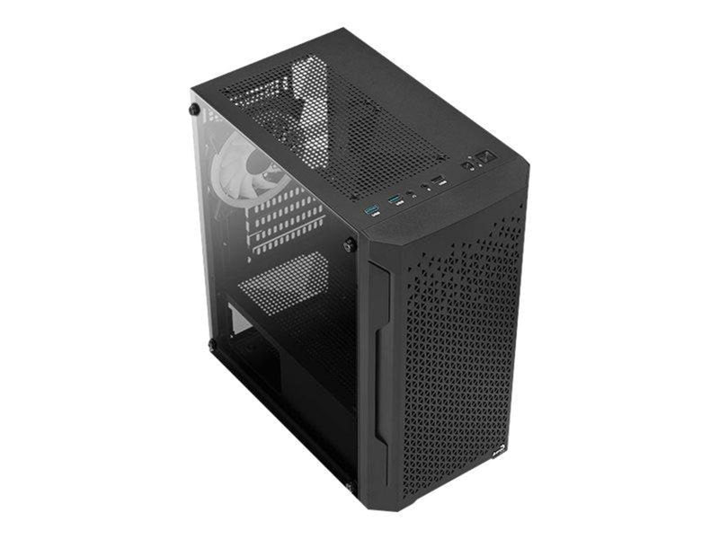 AeroCool - micro ATX - Gehäuse - Tower - Schwarz