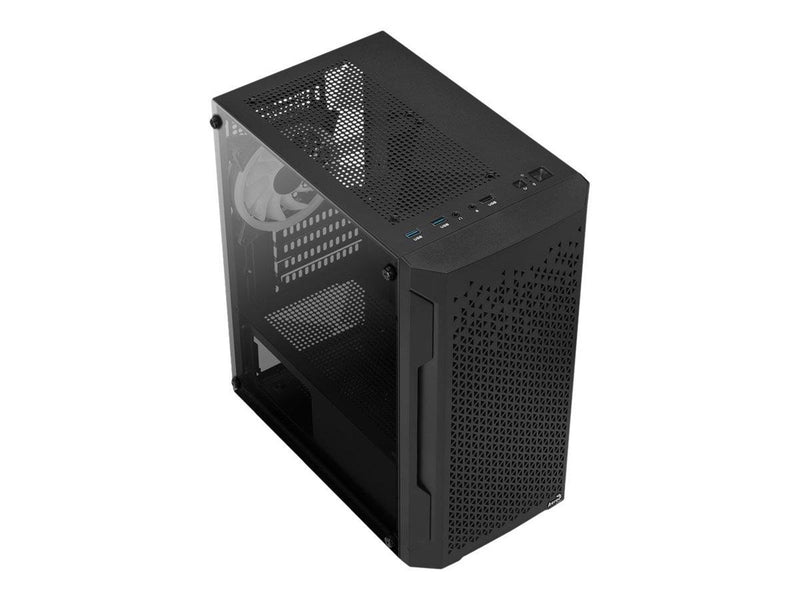 AeroCool - micro ATX - Gehäuse - Tower - Schwarz