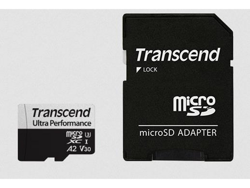 Transcend 340S MicroSD/SD - 160MB/s - 64GB